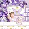 Purple Butterfly Baby Shower Decorations for Girl,Purple Balloon Garland Arch Kit,Purple Butterfly Baby Boxes and Butterfly Backdrop Kit for Baby Shower Butterfly Birthday Lavender Party Decorations